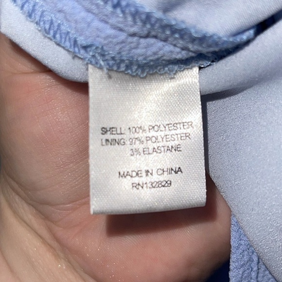 SUPERDOWN x REVOLVE Cheyenne Baby Blue Open Back Mini Dress, Size XS - Picture 8 of 11